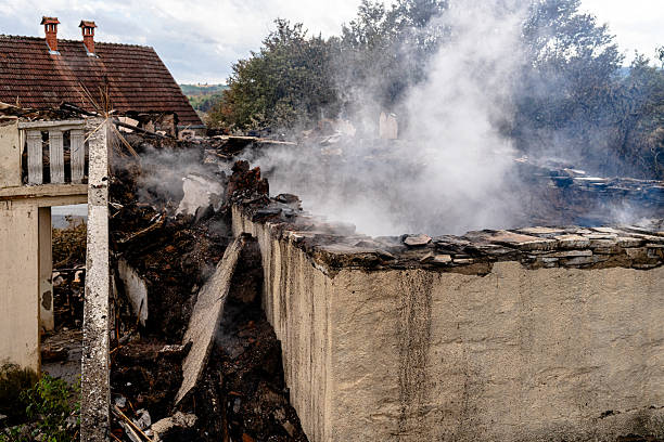 Professional Fire Damage Repair technician working in Green Isle, MN